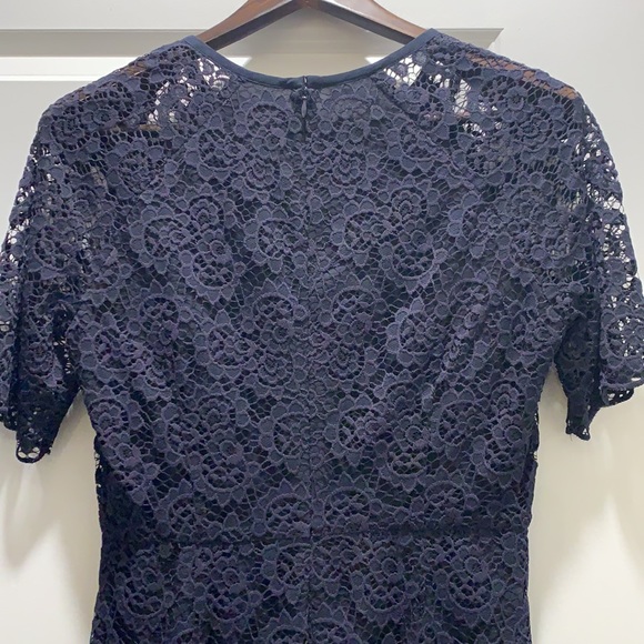 NWOT Madewell Magnolia Lace Dress in Navy - Picture 7 of 11